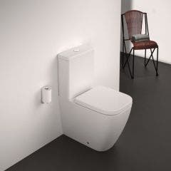 I.Life S Rimless BTW Close Coupled Toilet with Soft Close Seat and Cistern