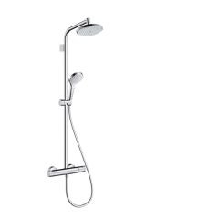 Hansgrohe Croma 220 Air Showerpipe Top 1jet with Thermostat