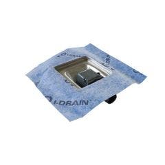 Image Idrain Square Stainless Steel 150mm Shower Drain