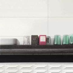 Tempera Rectified Ceramic 30x90cm Wall Tile (Bianco)