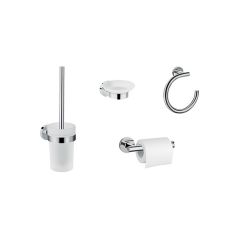 Hansgrohe Logis Universal Cloakroom Accessories Pack (Chrome)