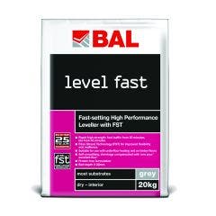 BAL Level Fast Rapid Levelling Compound Grey 20 kg