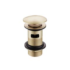 Kyloe Domed Slotted Basin Waste (Brushed Brass)