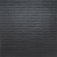 Wish Porcelain 5x30cm Wall Tile (Black)