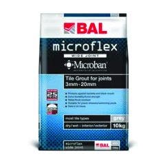 BAL Microflex 10kg Wide Joint Grout (Grey)