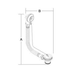 1½" Bath Waste & Overflow Combi Kit