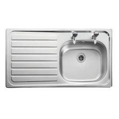 Lexin LE95L Inset Stainless Steel Sink Left Hand Drainer