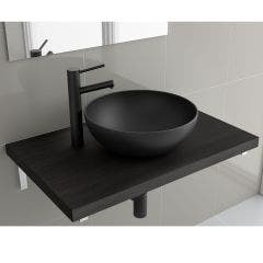 Salgar Bulkan 390mm Countertop Basin (Black)