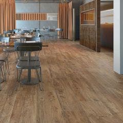 Nebraska Rectified Porcelain 30x120cm Floor and Wall Tile (Oak)