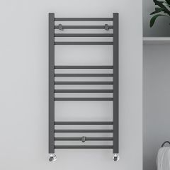 Veneto 840x500mm Straight Towel Warmer (Anthracite)