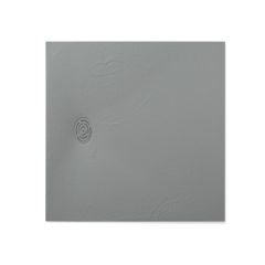 Bolonia Slate 800x800mm Shower Tray with Matching Grid (Cemento White)