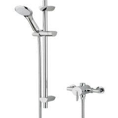 Bristan Sonqiue2 Thermostatic Surface Mounted Shower Valve (Adjustable Riser)