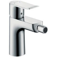 Hansgrohe Metris Single Lever Bidet Mixer with Pop-Up Waste (Chrome)