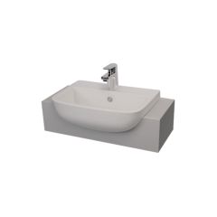 Senner Semi Recessed 54cm 1 Taphole Basin