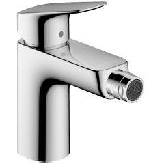 Hansgrohe Logis 100 Single Lever Bidet Mixer with Pop-Up Waste (Chrome)