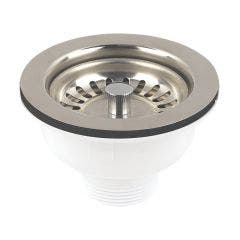 1½" Basket Strainer Waste - Stemball Plug