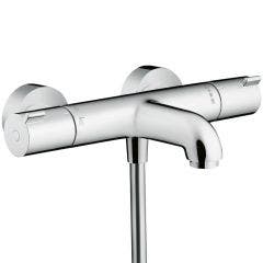 Hansgrohe EcoStat 1001 CL Thermostatic Bath Mixer for Exposed Installation (Chrome)