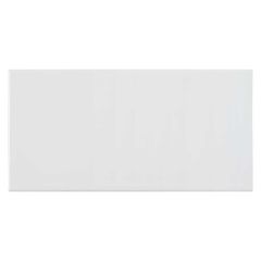 Metro Ceramic Gloss Wall Tile 10x20cm (White)