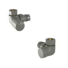 Tissino Hugo2 (Lusso Grey) Double Angle Valves (Pair)