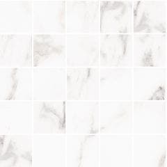 Palatina Matt Porcelain 30x30cm Floor & Wall Mosaic Sheet Tile (White)