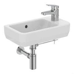 I.Life S 450mm One Taphole Cloakroom Washbasin (White)