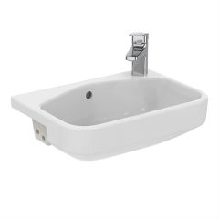 I.Life S 50cm Semi Recessed Basin with Right Hand Single Taphole