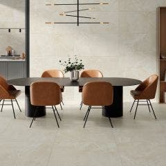 Blade Rectified Polished 60x120cm Floor & Wall Tile (Beige)