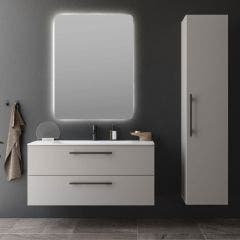 Avoca 800x600mm Backlit LED Mirror (Chrome)