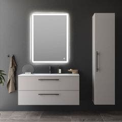 Tolka 800x600mm Backlit LED Mirror (Chrome)