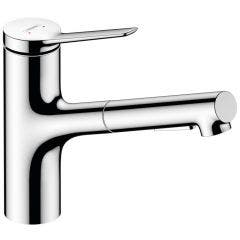 Hansgrohe Zesis M33 150 2jet Pull Out Kitchen Tap (Chrome)