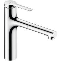 Hansgrohe Zesis M33 160 2jet Pull Out Kitchen Tap (Chrome)