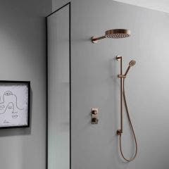 Just Taps Evo Single Function Handset and Slide Rail Kit (Brushed Bronze)