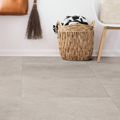 Realstone Rain Rectified Porcelain R10 75x75cm Floor & Wall Tile (Greige)